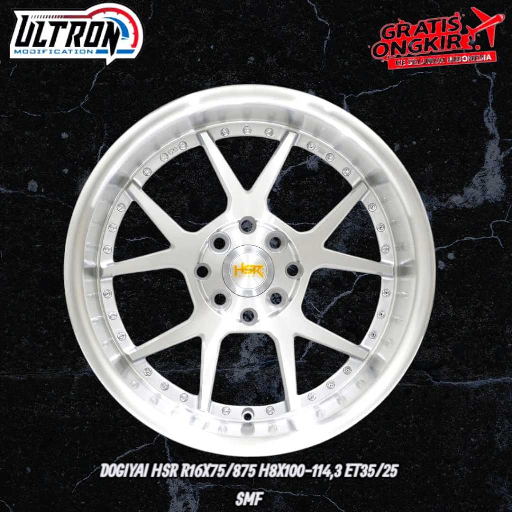 Velg Mobil Celong R16 HSR DOGIYAI Pelek Racing Ring 16 Avanza Livina Corolla Vios Xenia