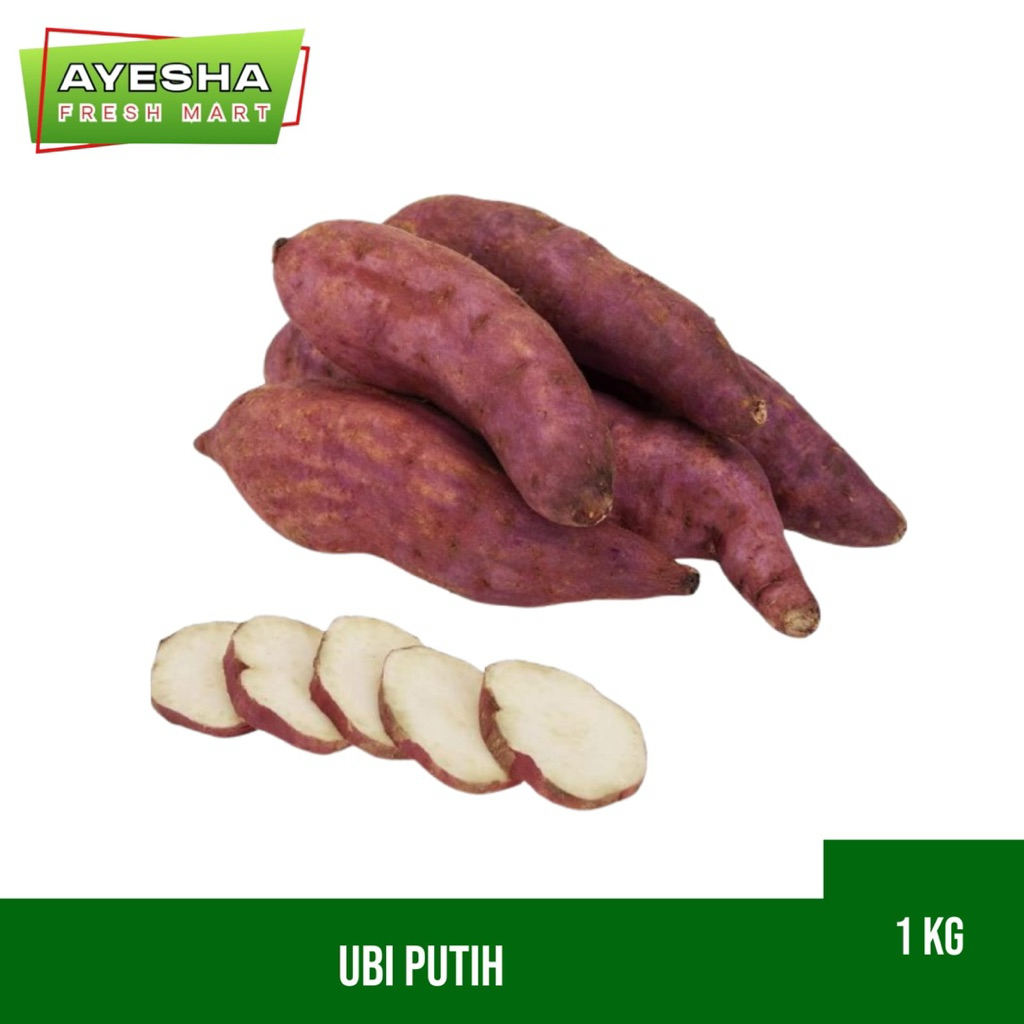 

ubi putih, ubi jalar 500 gr