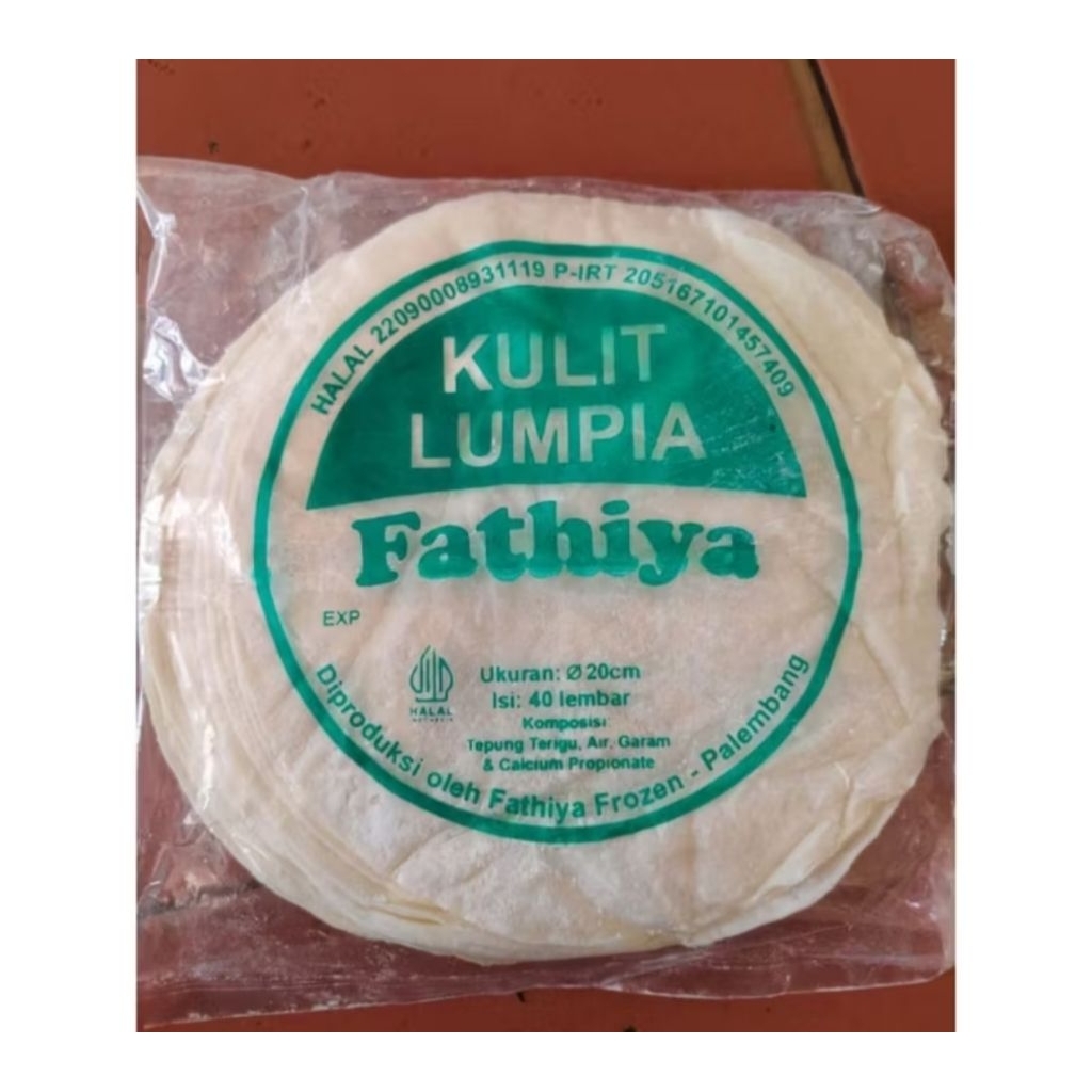 

KULIT LUMPIA FATHIYA TERBARU FROZEN ISI 40 LEMBAR HALLAL