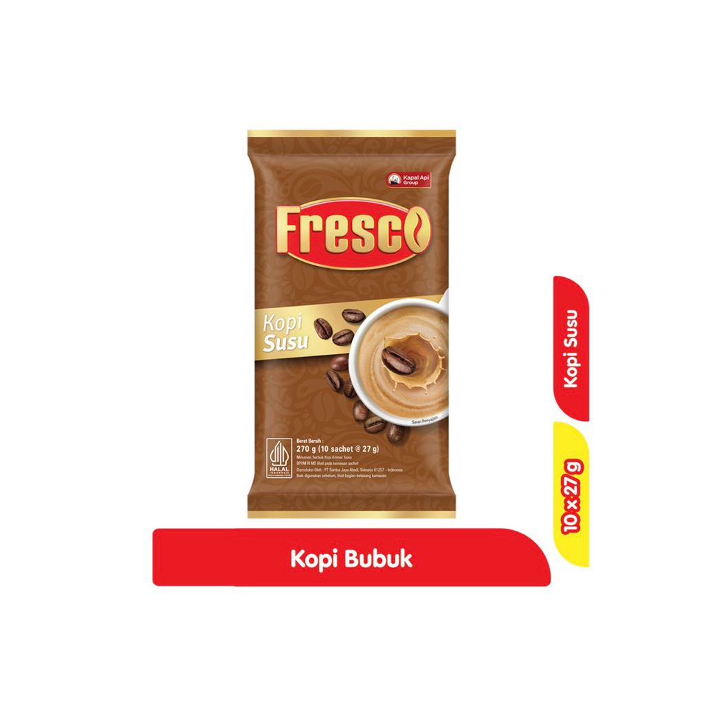 

FresCo Kopi Instan Krim Susu 10 x 27 g