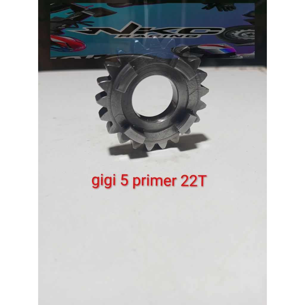 rasio racing satria Fu/thunder gigi 5 primer ukuran 22T