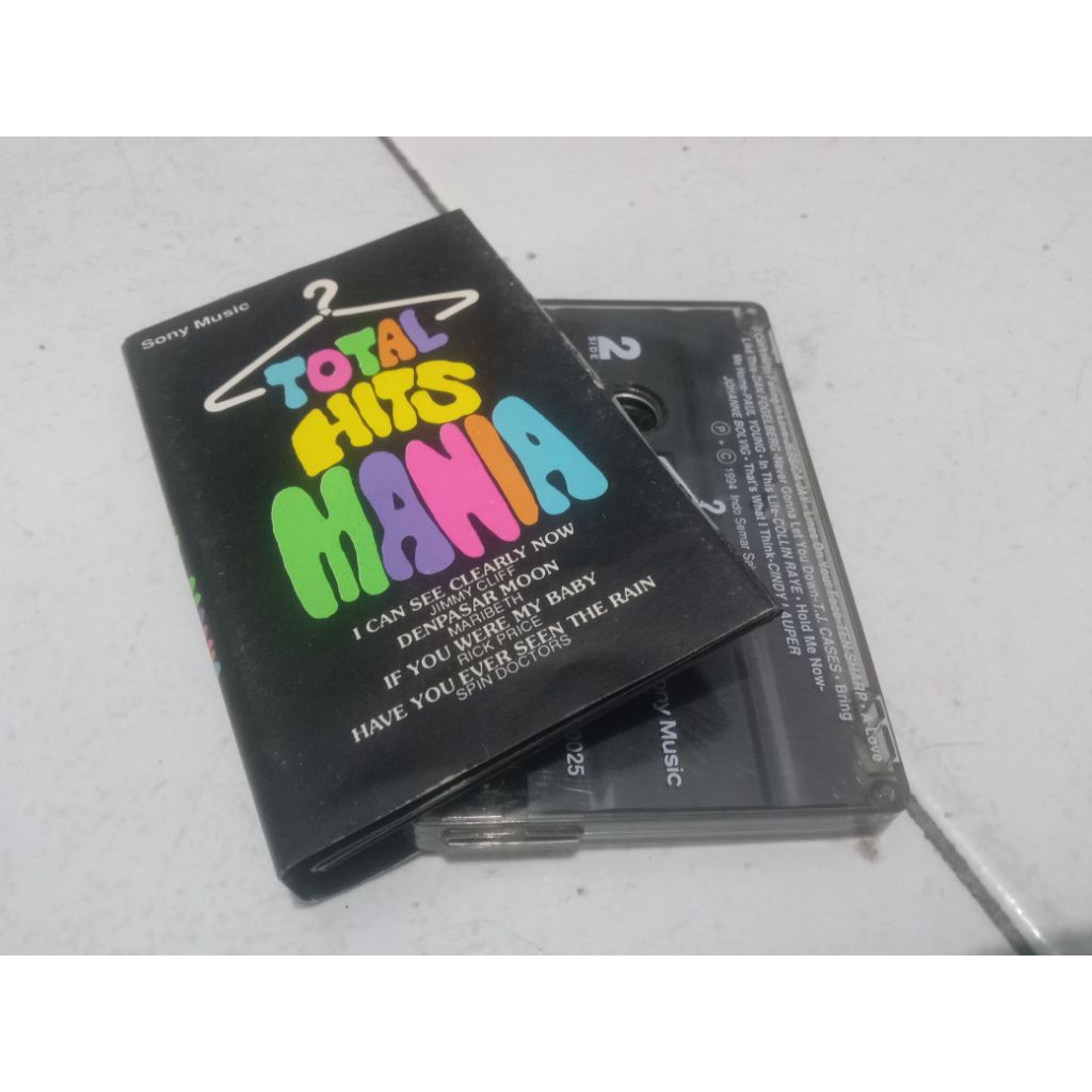 Kaset Pita Kompilasi Total Hits Mania