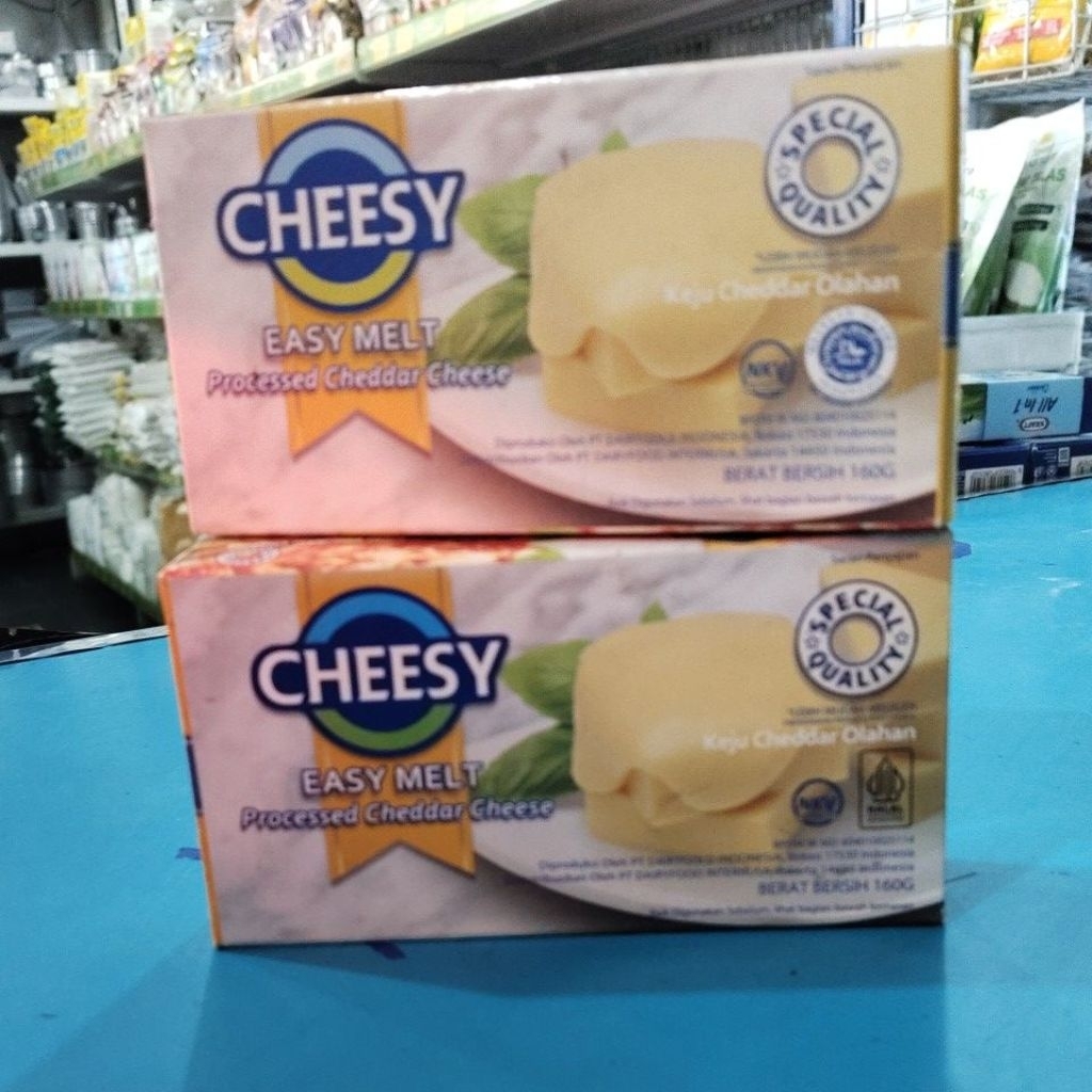 

Cheesy Keju Easy Melt Keju cheddar 160gr
