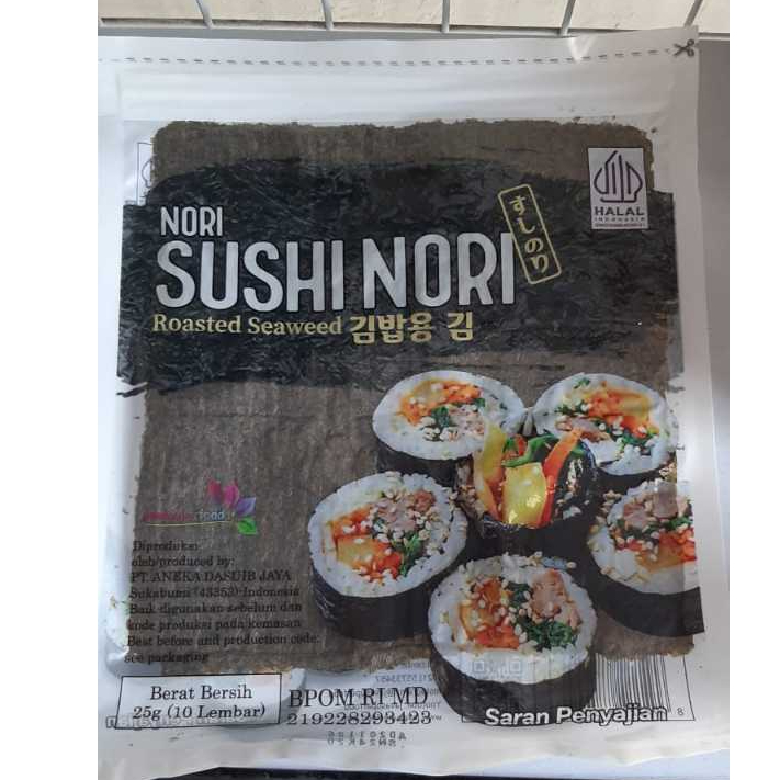 

Nori halal java / nori java repack isi 10 lembar