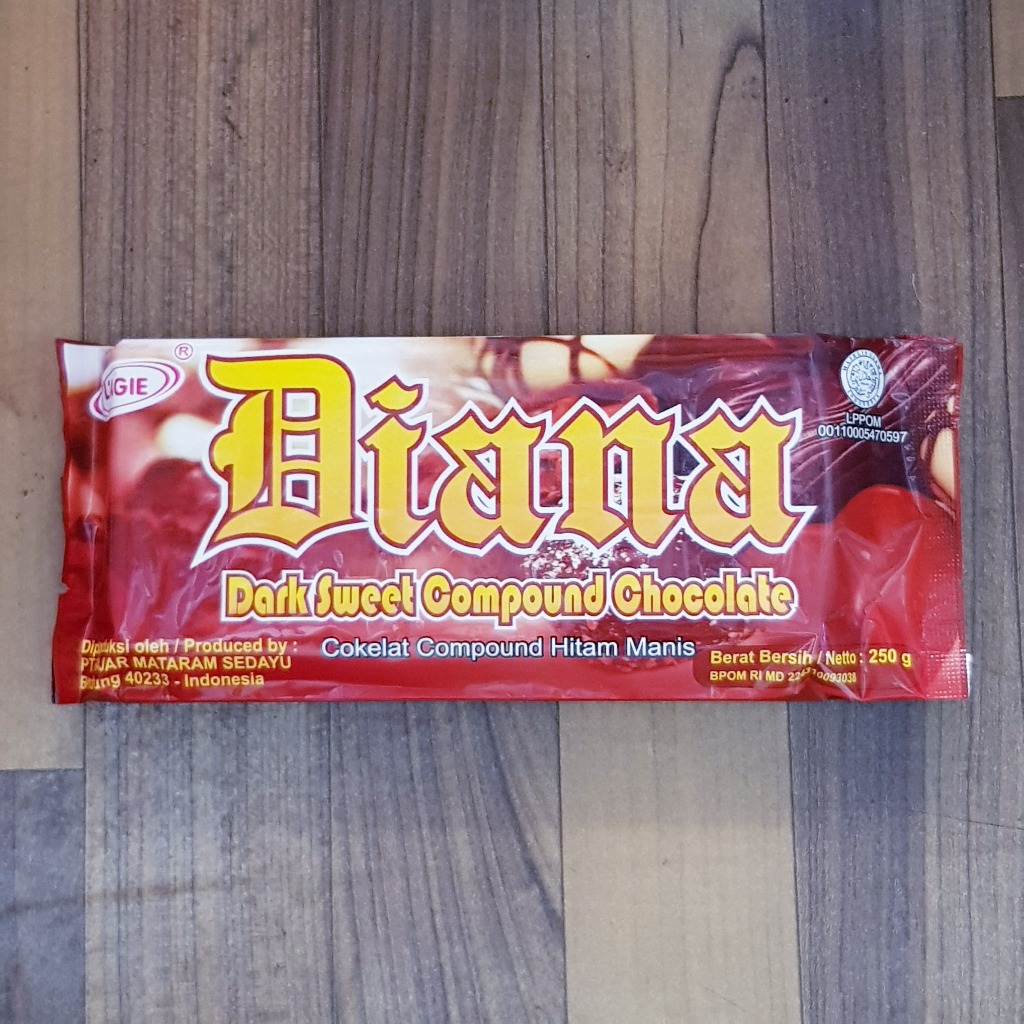 

L'AGIE Cokelat Batang Diana 250g / Cokelat Blok Hitam Manis