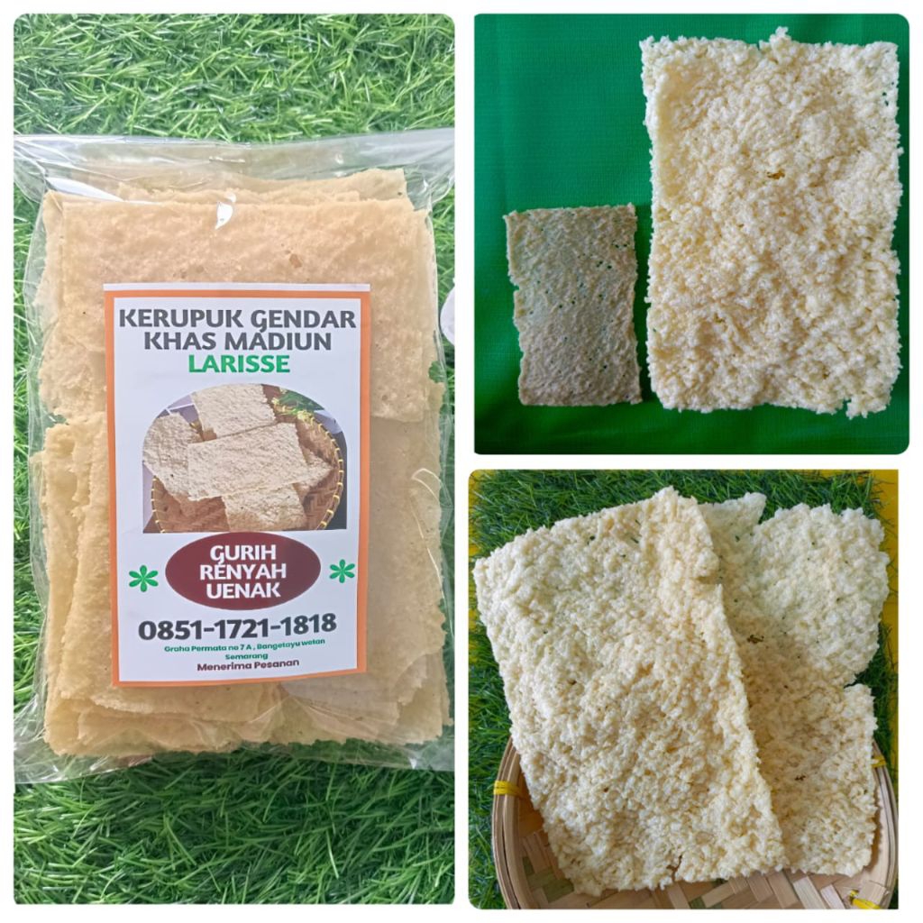 

Kerupuk Gendar Mentah Larisse