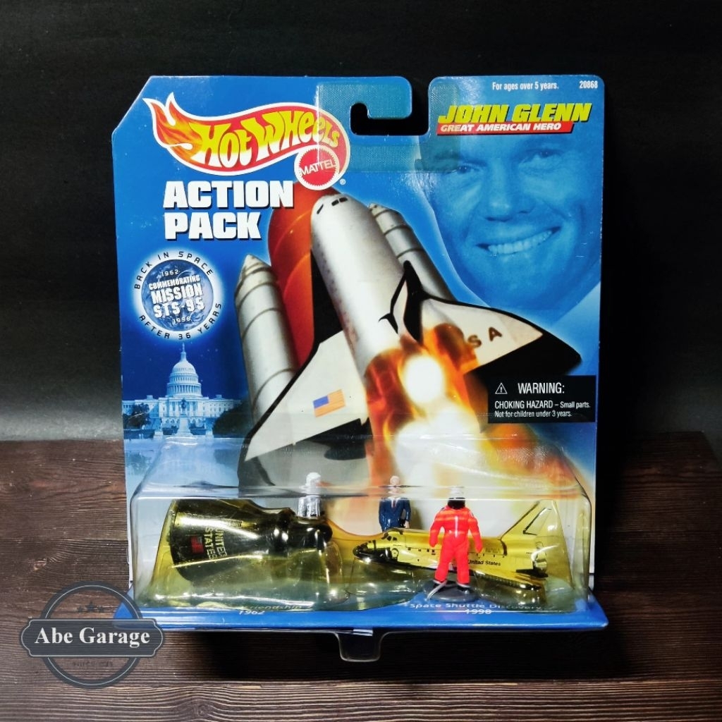 Hot Wheels Action Pack Diecast Figure Nasa John Glenn