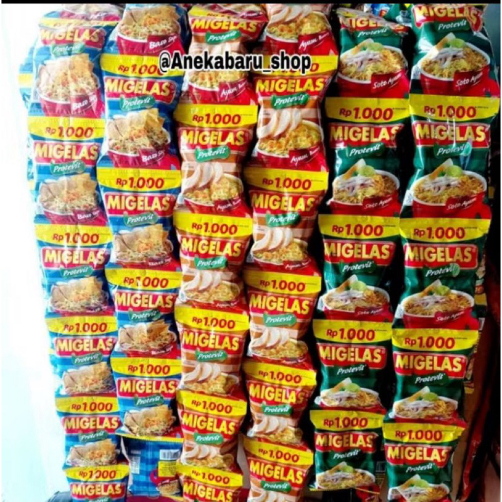 

[ 1 RENCENG / 15 PCS ] MIE GELAS ALL VARIAN RASA 26g