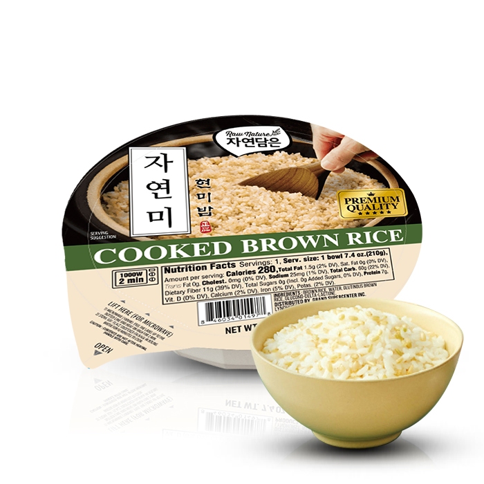 

RAW NATURE Cooked Brown Rice 210g