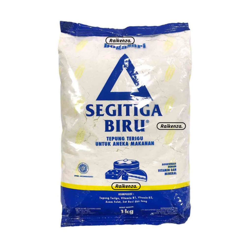 

Terigu Segitiga Biru Kemasan 1 Kg Bogasari Ekonomis