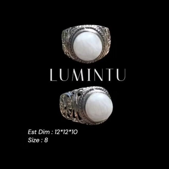 Cincin Biduri Bulan/Moonstone