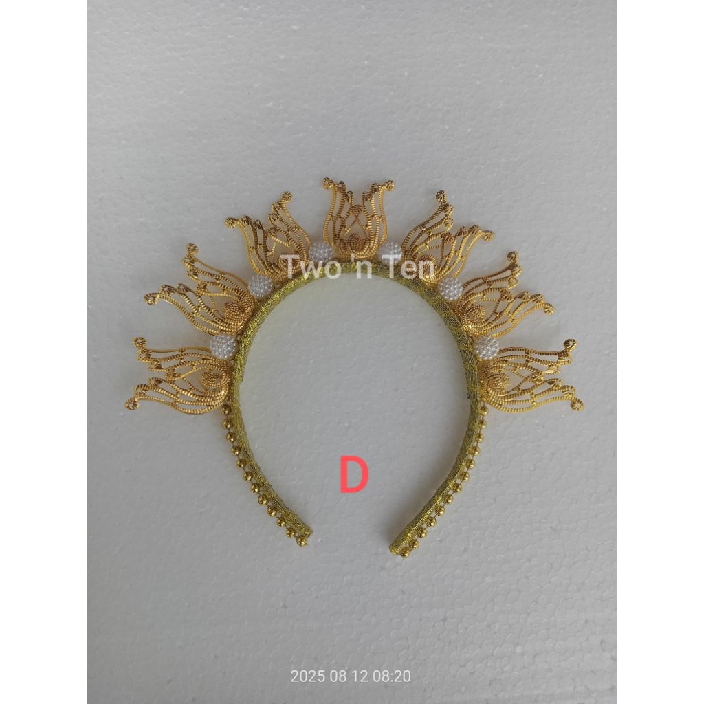 Bando adat bugis emas, bando hias emas, bando karnaval emas