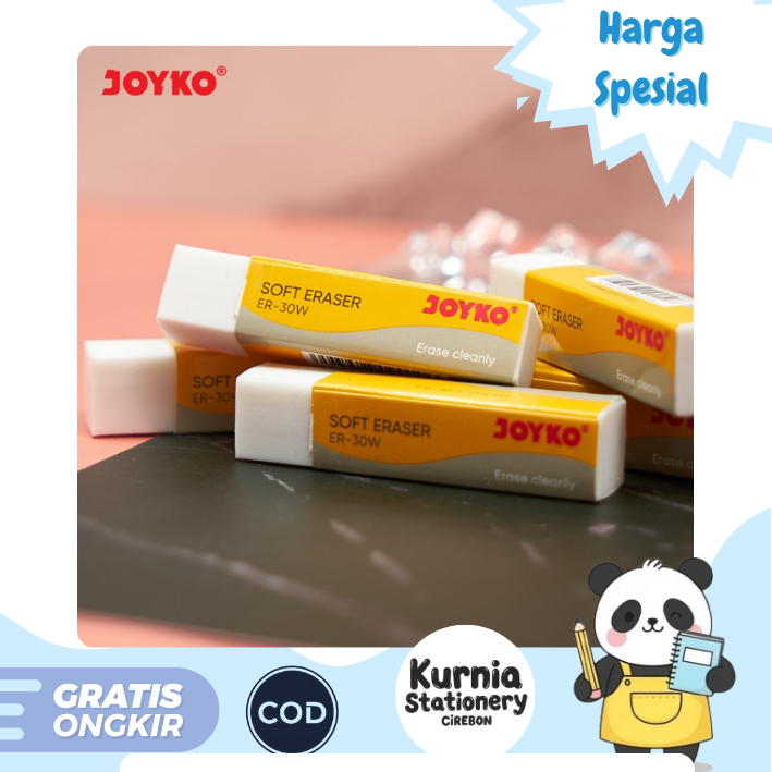 

Joyko Penghapus Eraser ER-30W Putih Sedang (Satuan)