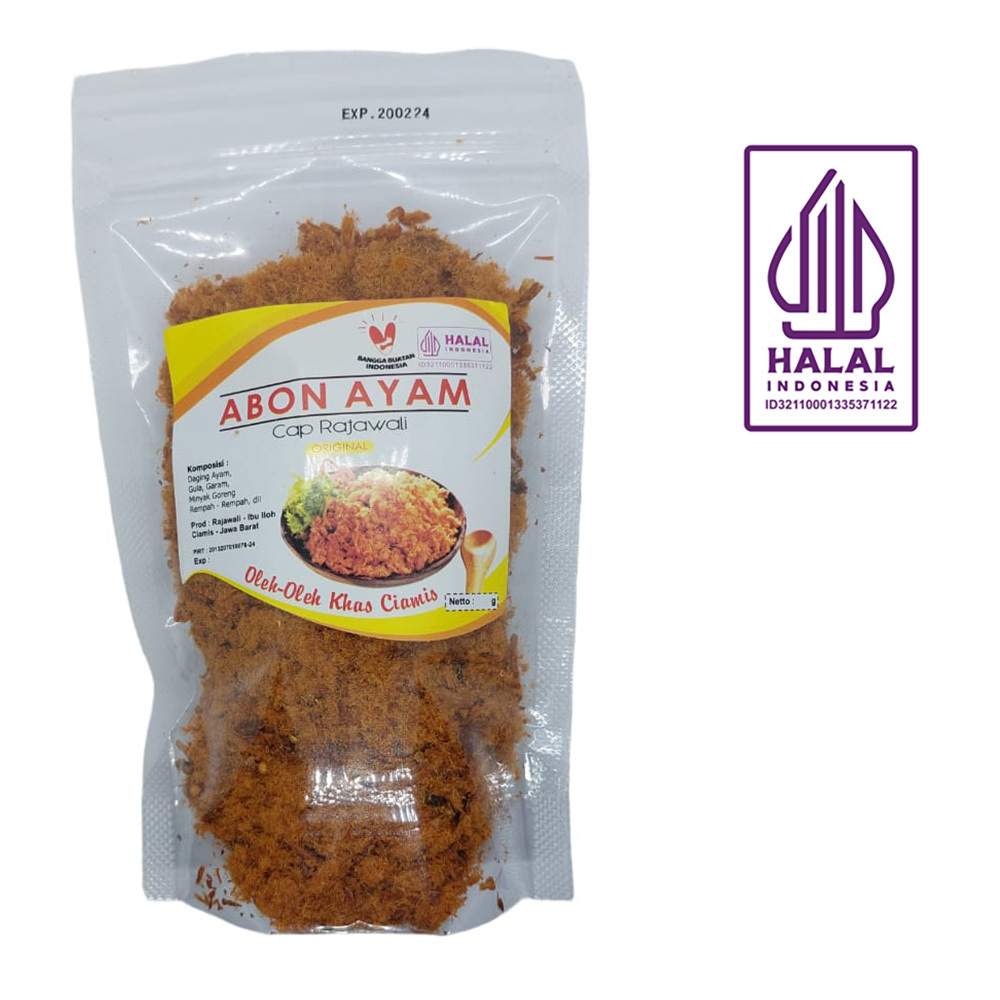 

Abon Ayam Original Gurih – Rajawali Ibu Iloh 1968 – Oleh-oleh Khas Ciamis 250gr