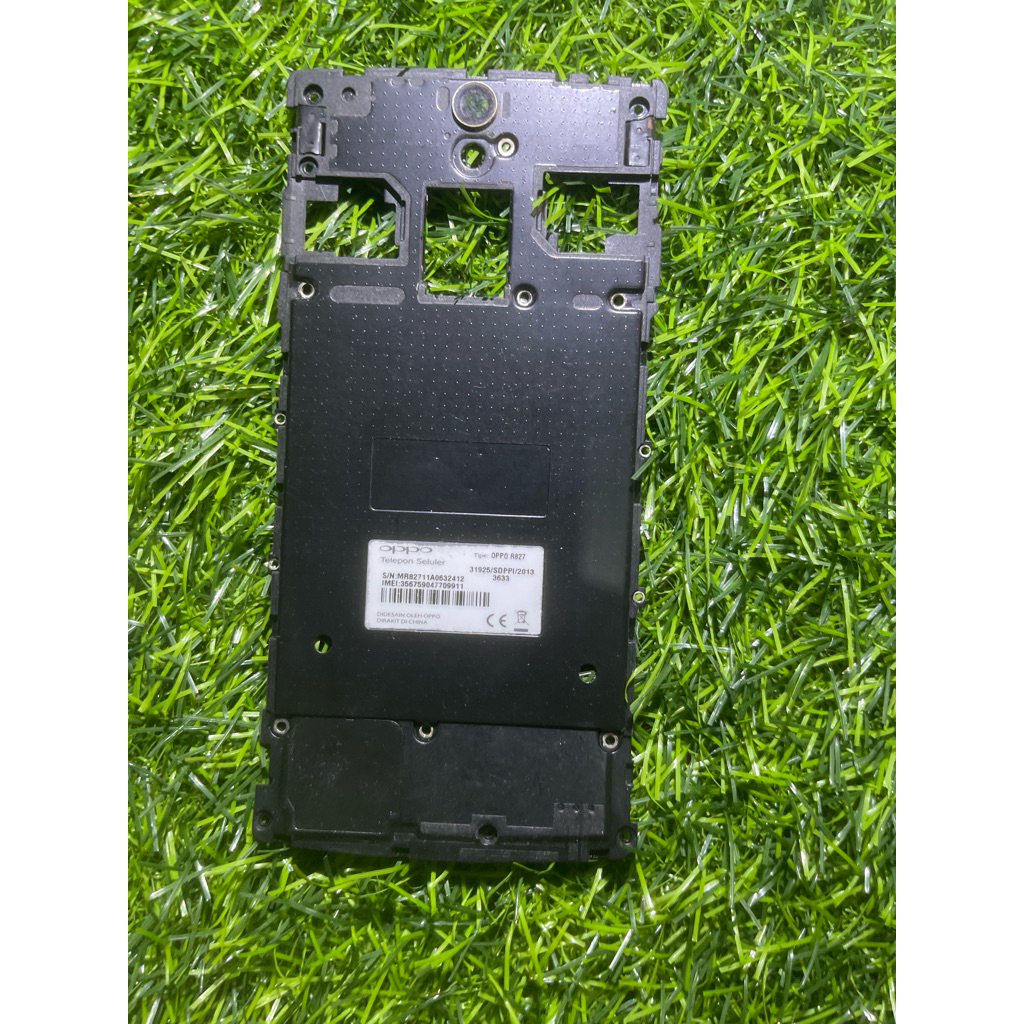 BAZZEL TUTUP MESIN + BUZZER OPPO FIND 5 MINI R827 ORIGINAL COPOTAN