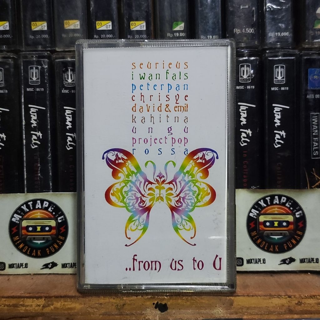Kaset Pita -  From Us To U - Kompilasi Indonesia - Iwan Fals - Seurieus - Peterpan - Chrisye - Kahit