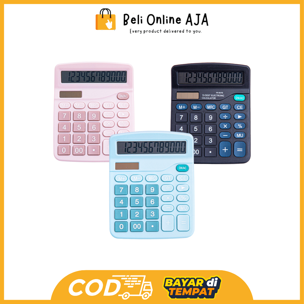 

BOA Aimilo Kalkulator Digital 12-Bit Dual Energi Baterai dan Energi Surya Caclulator Check Double Power Y3376