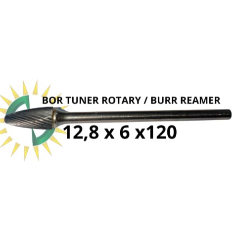 MATA TUNER CARBIDE MATA TUNER PORTING BOR TUNER ROTARY BURR REAMER 12MM CARBIDE GAGANG HSS 6MM