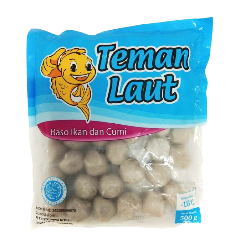 

Teman Laut Bakso Cumi 500 Gr