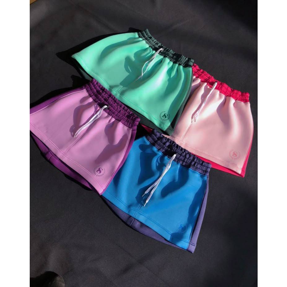 Rok Pendek Anak Perempuan Korean Style Bahan Fleece / Mini Skirt Anak Cewek / Rok Lipat Pendek Anak
