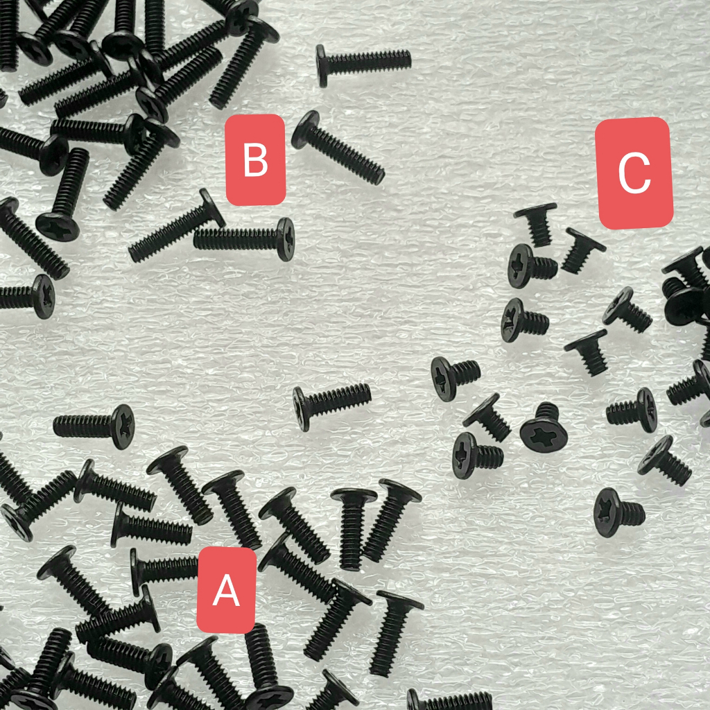 [Baru] Baut casing Asus ROG Flow X13 GV301 Mur bawah laptop gaming sekrup