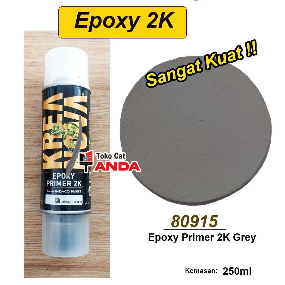 Epoxy 2K Kreanova - Epoxy primer 2 komponen Semprot - Primer Aerosol 2K - Setara Epoksi PU