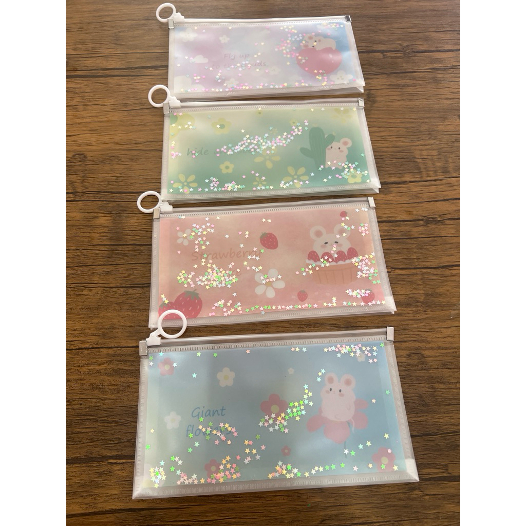 

pouch plastik / tempat pensil