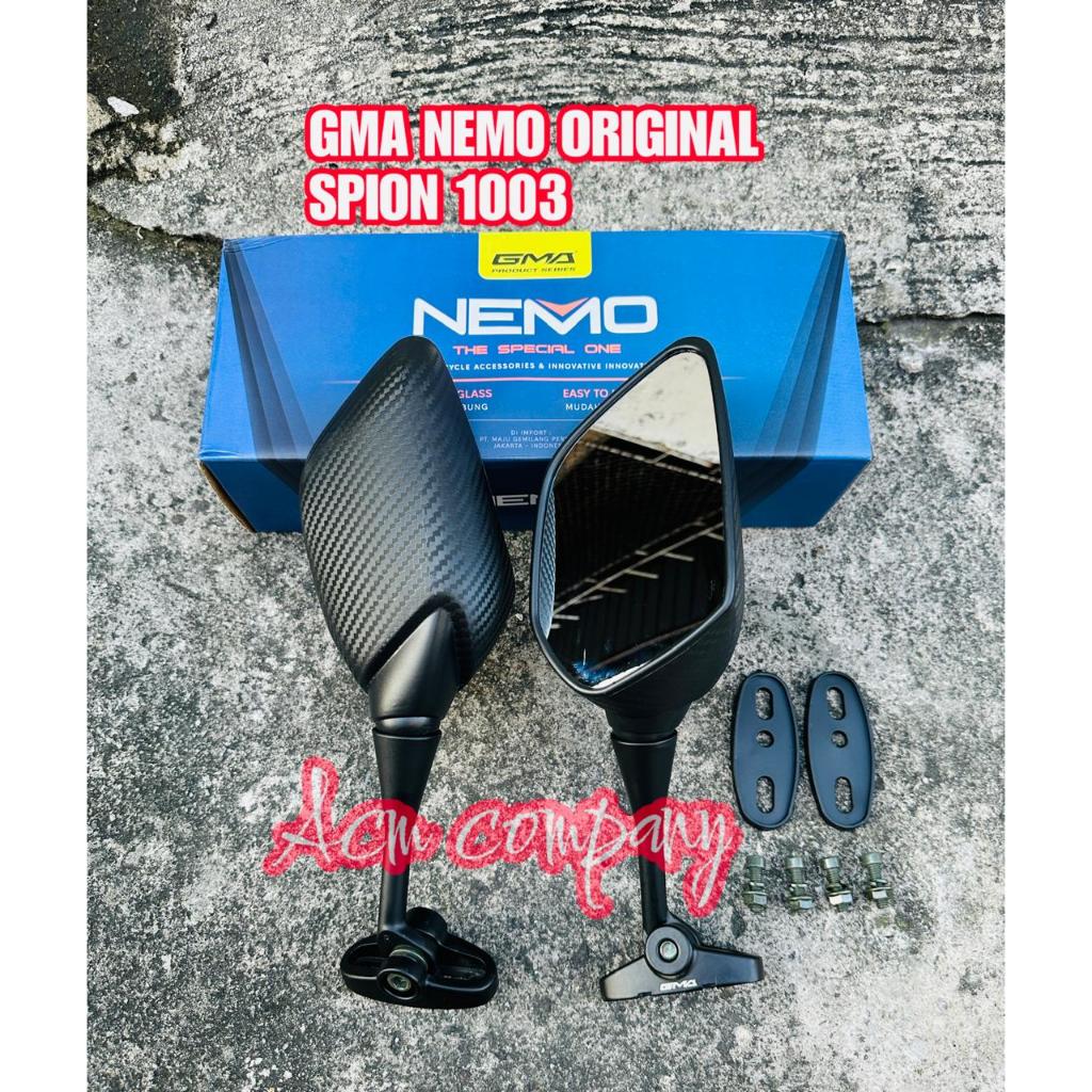 Spion Fairing Variasi Xmax Nmax Lexi Pcx Adv - Model R25 Carbon Kaca Cembung Pendek