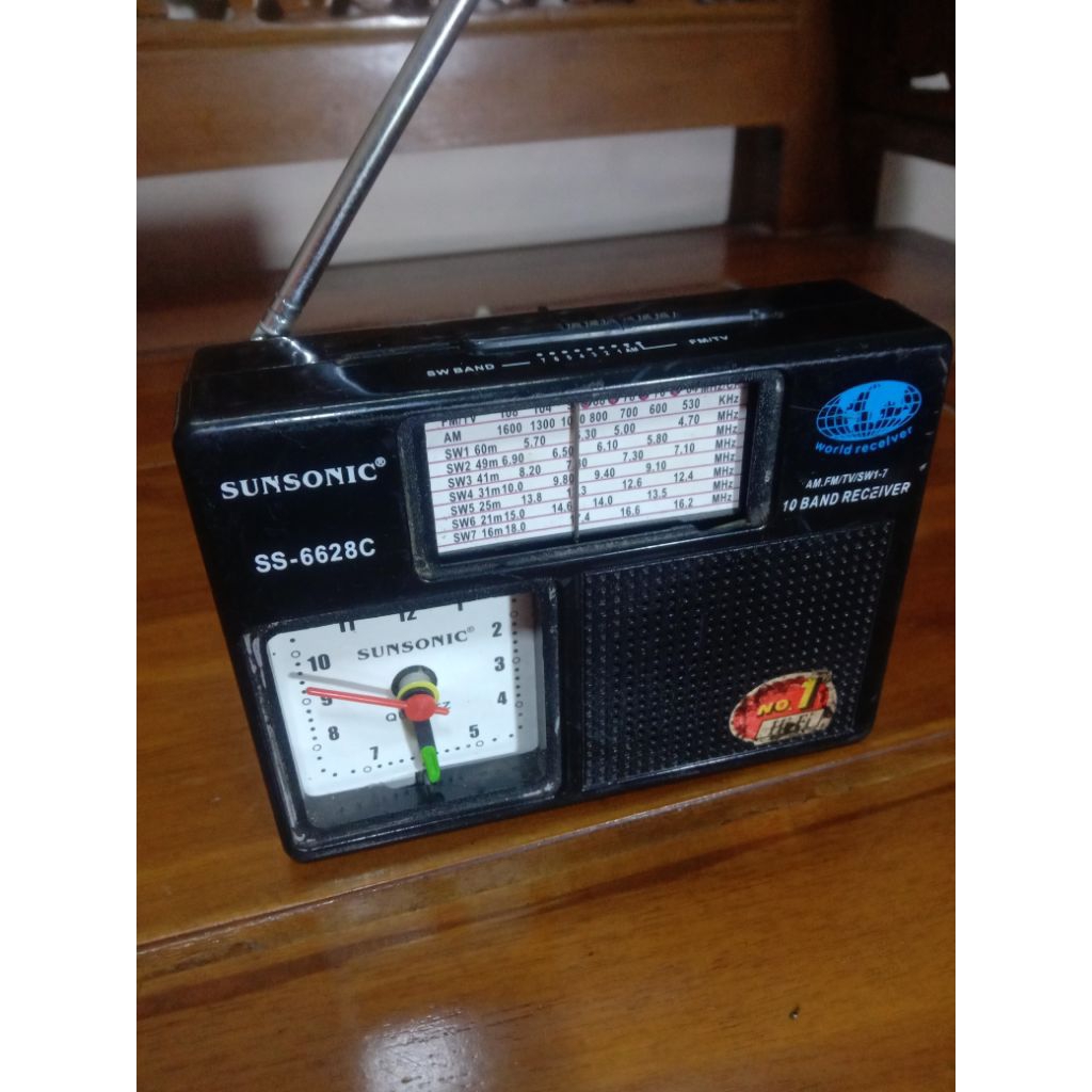 Radio Jadul Sunsonic radio saku FM,MW dan SW