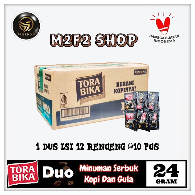 

Torabika Duo Kopi Hitam + Gula Serbuk Sachet - 24 gr (Kemasan Karton)