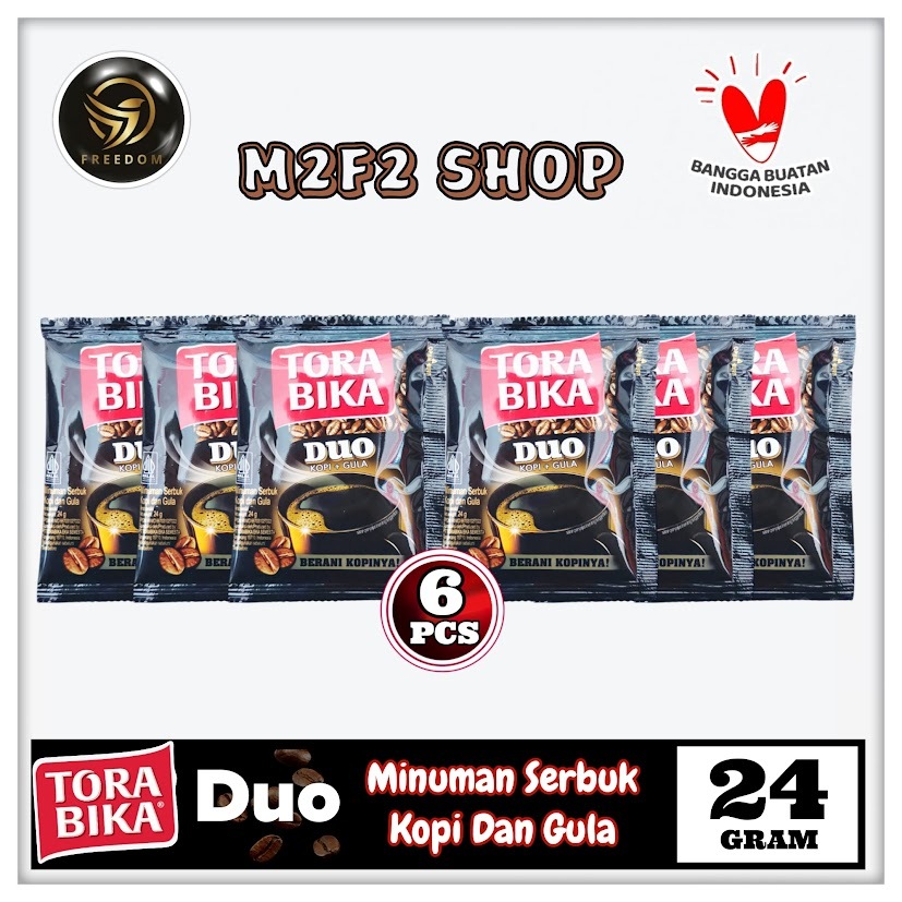 

Torabika Duo Kopi Hitam + Gula Serbuk Sachet - 24 gr (Kemasan 6 Pcs)