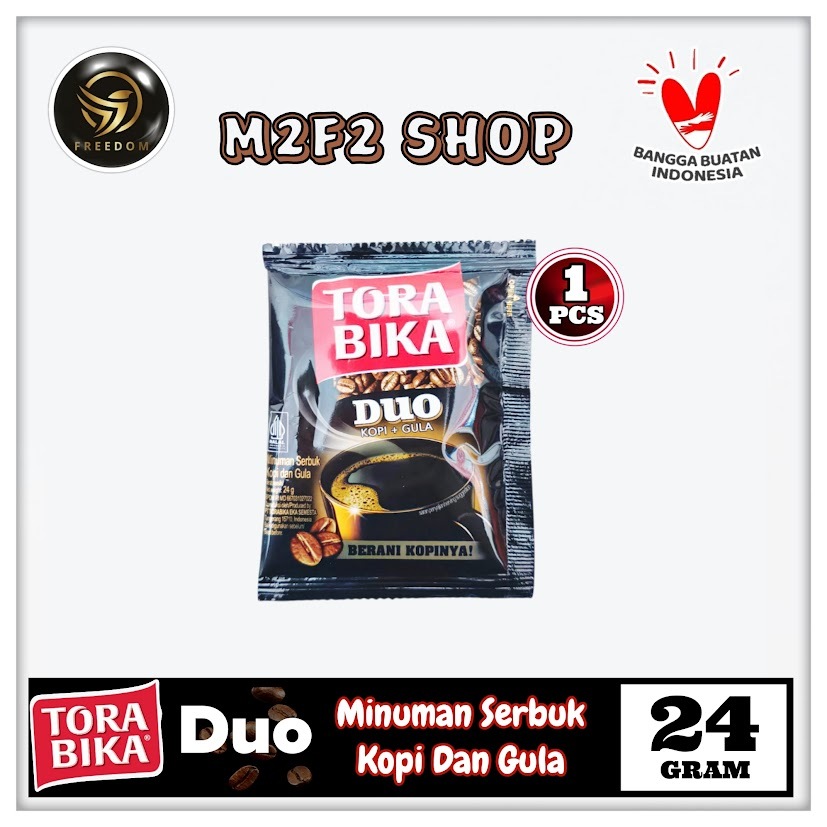 

Torabika Duo Kopi Hitam + Gula Serbuk Sachet - 24 gr (Kemasan Satuan)