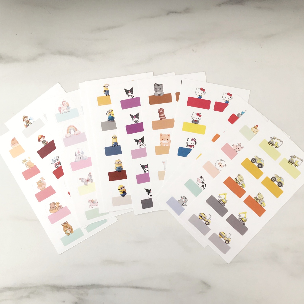 

Sticker nama waterproof sticker nama buku sekolah sticker nama untuk alat tulis (tidak custom nama)