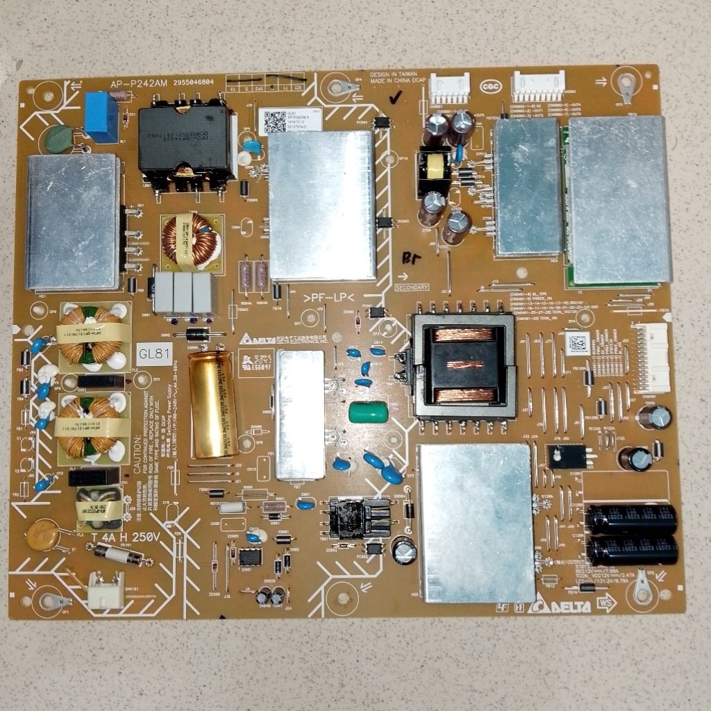 PSU POWER SUPLAY REGULATOR MODUL GL-81 SMART TV SONY 55X8500G 55X8500f