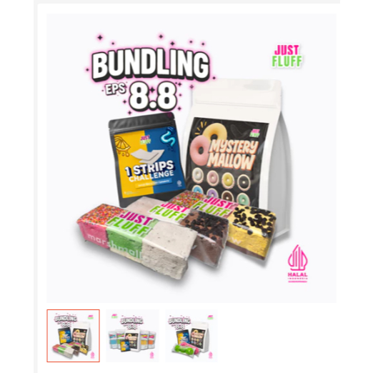 

[BARU SPECIAL PACKAGE 8.8] MARSHMALLOW JUSTFLUFF [HALAL] LIMITED EDITION