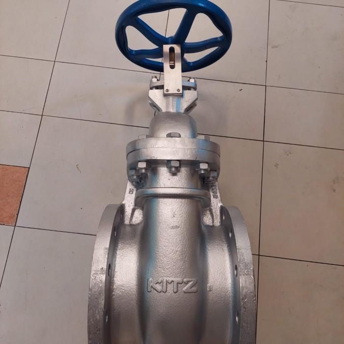 Gate Valve Kitz 5" Inch Flange JIS 10K Cast Iron Ori Kitz