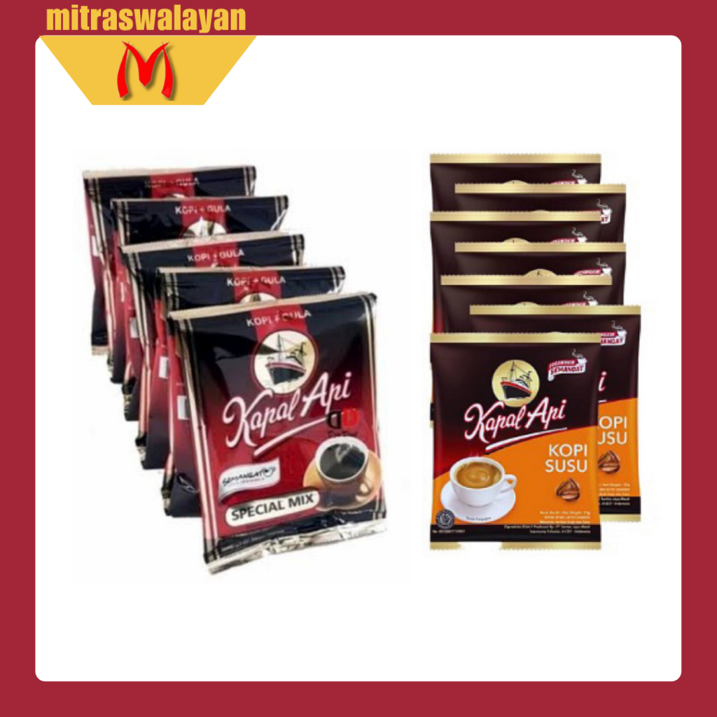 

KAPAL API Kopi Special mix dan Kopi Susu Kemasan Renteng