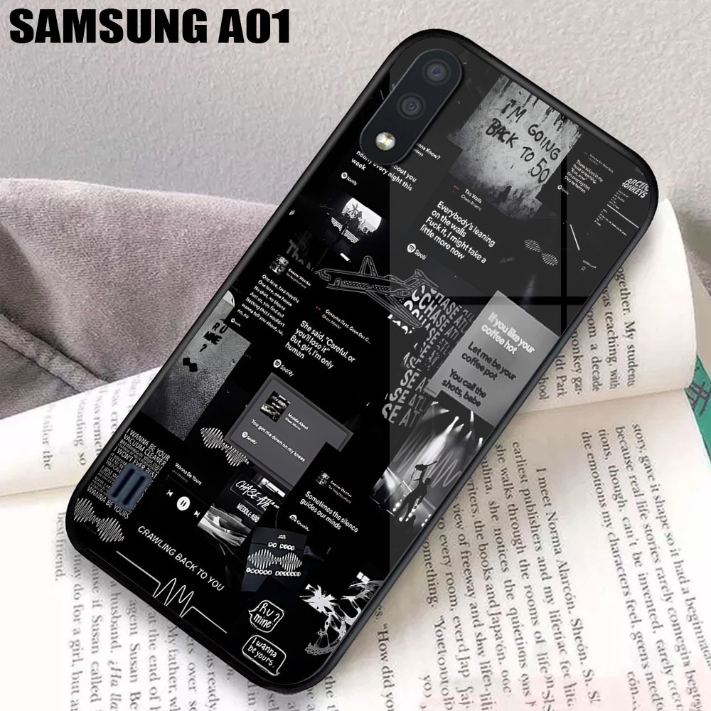 Case Samsung Galaxy A01 - [Aesthetic M07] Aesthetic - Softcase Samsung Galaxy A01 - Case Protect Cam