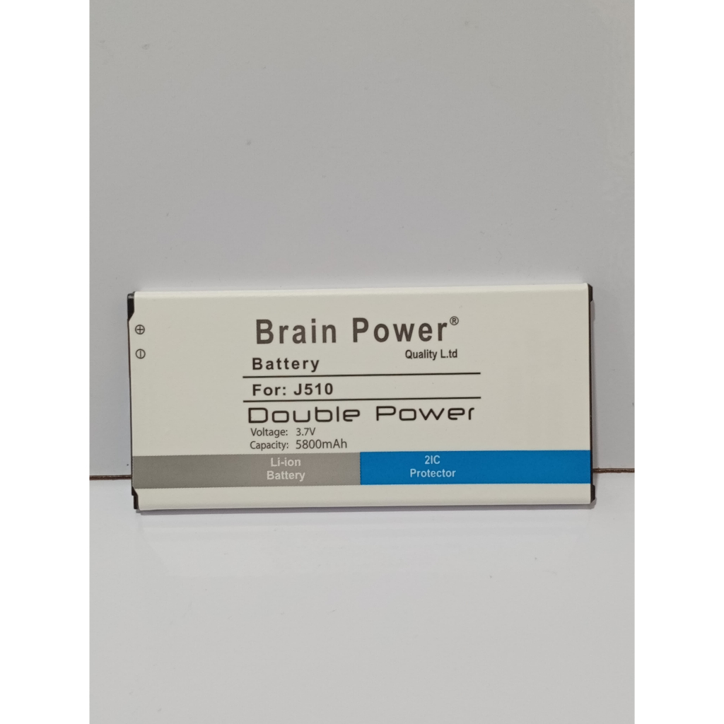 battery batrai double power batre Samsung J510 - J5 2016 brain power