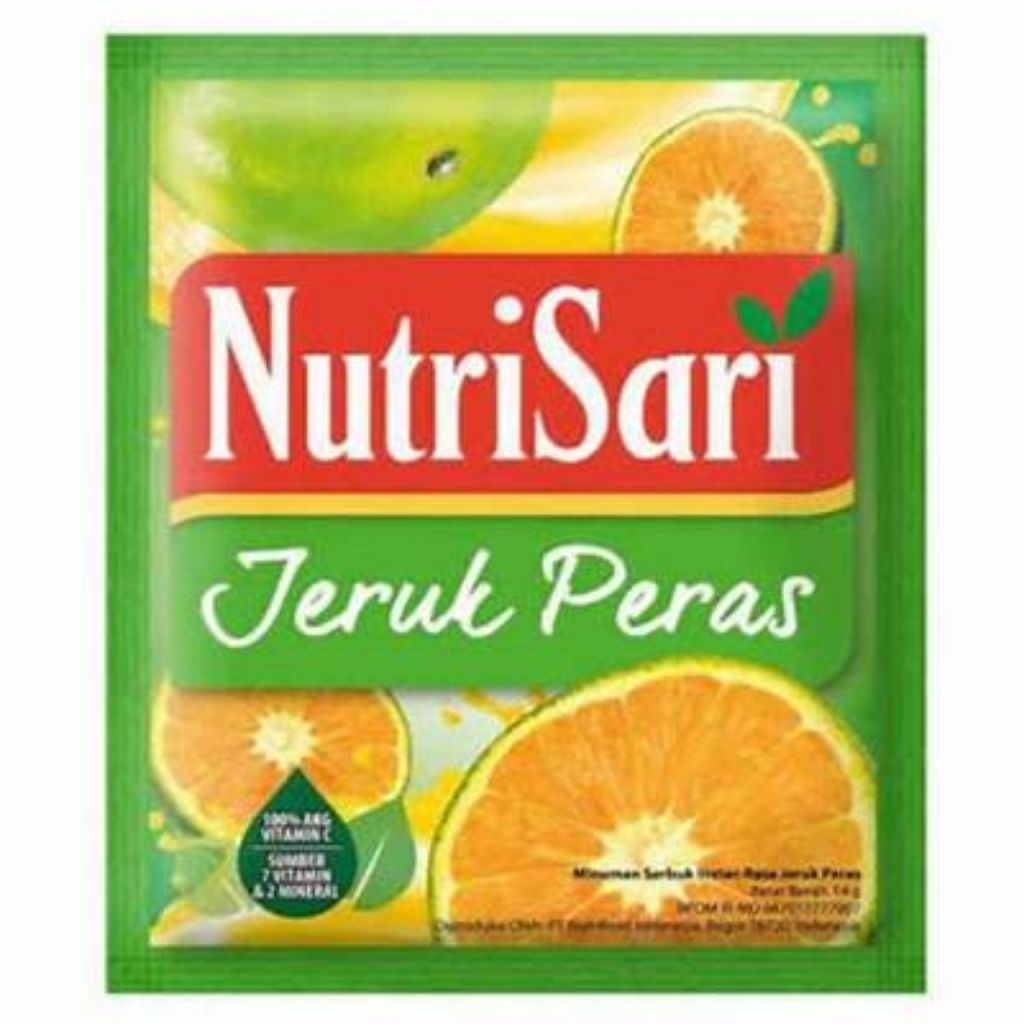 

Nutrisari Jeruk Peras 40S 14g 1dus isi 18x40