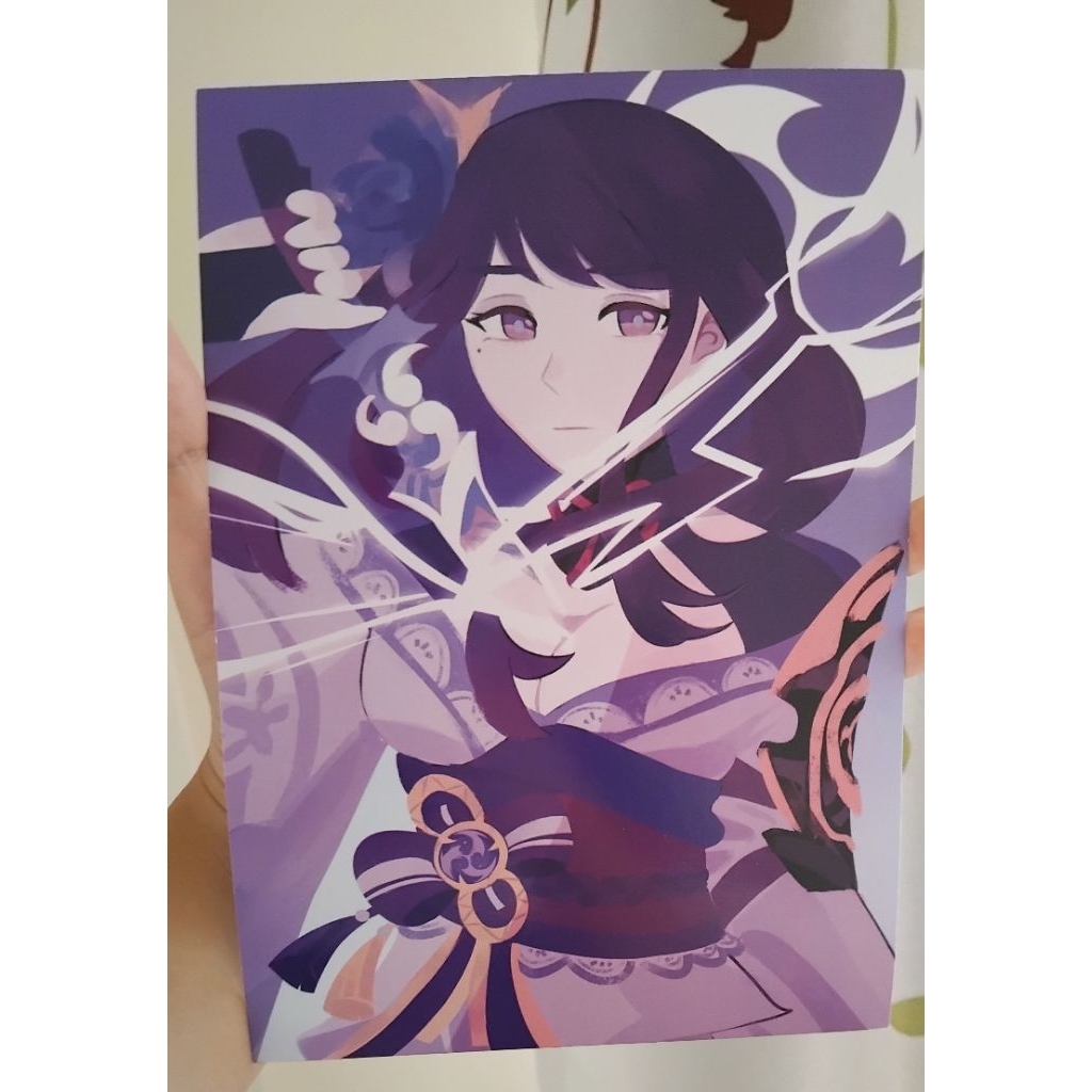 

Art Print A5 Raiden Shogun Ei Genshin Impact