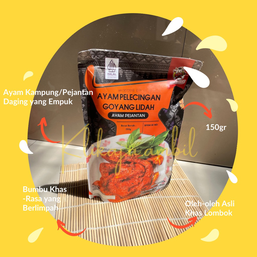 

Ayam Pelecingan Oleh-oleh Khas Lombok 150g