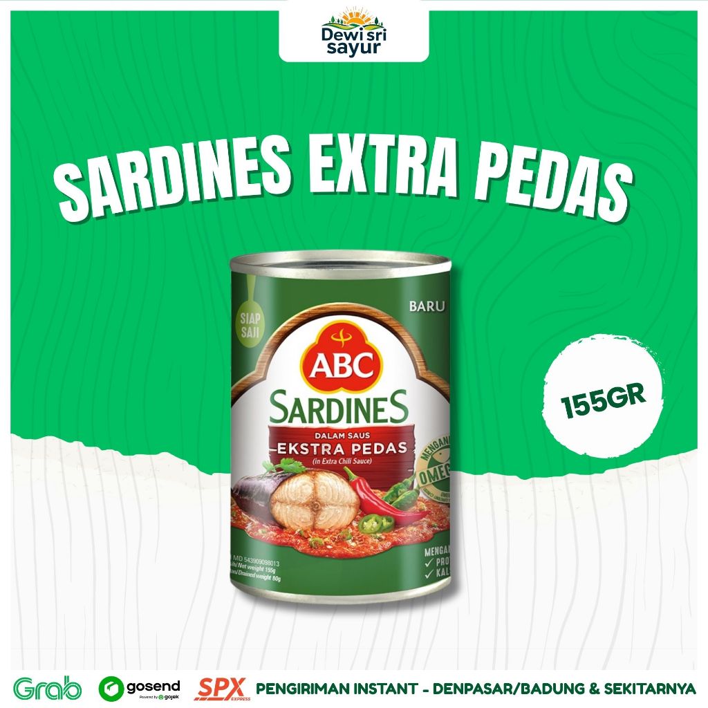 

Sardines Extra pedas 155gr – Dewi Sri Sayur