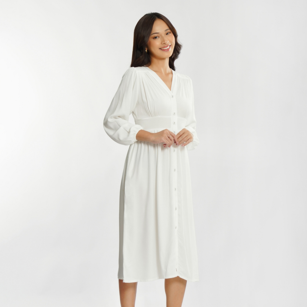 Momelca Jollie Rayon Twill Dress - Dress Casual Wanita