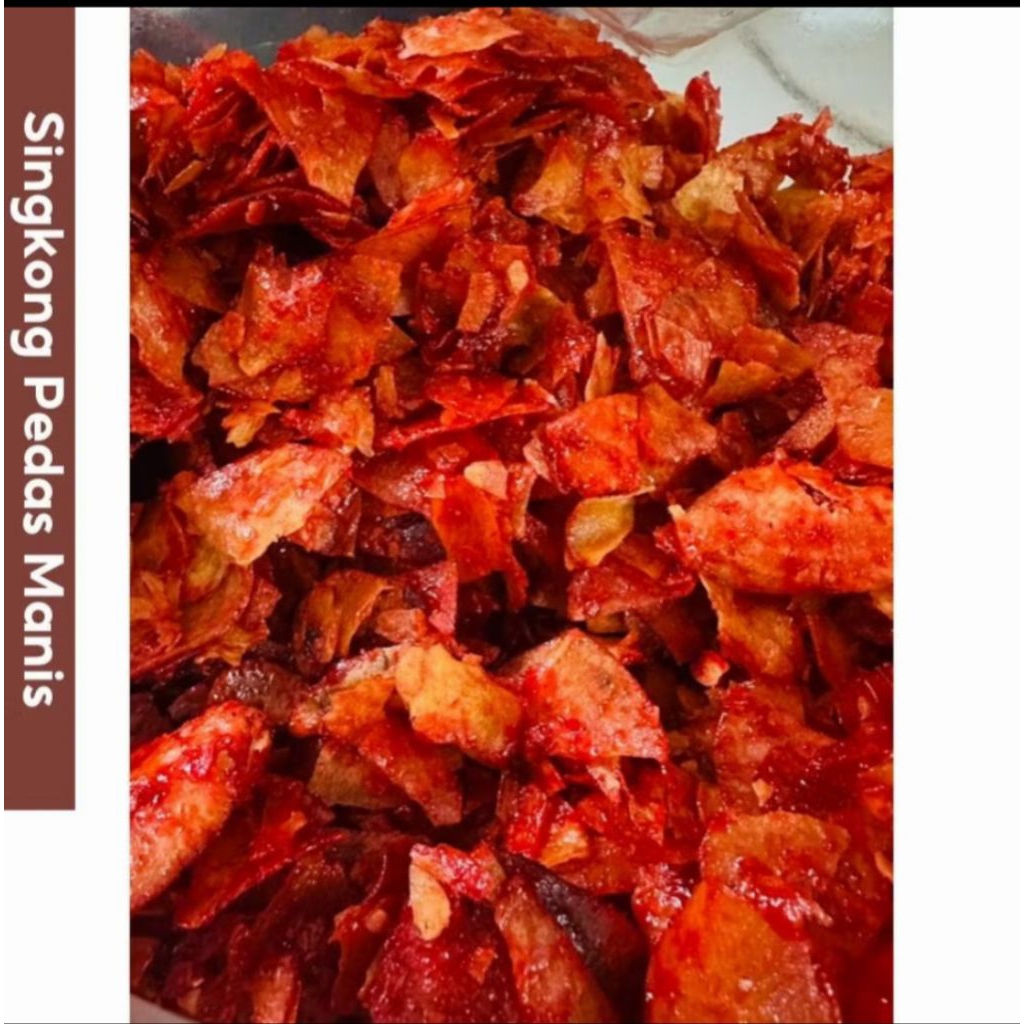 

keripik ubi pedas manis sanjay 250,500,1000 gram