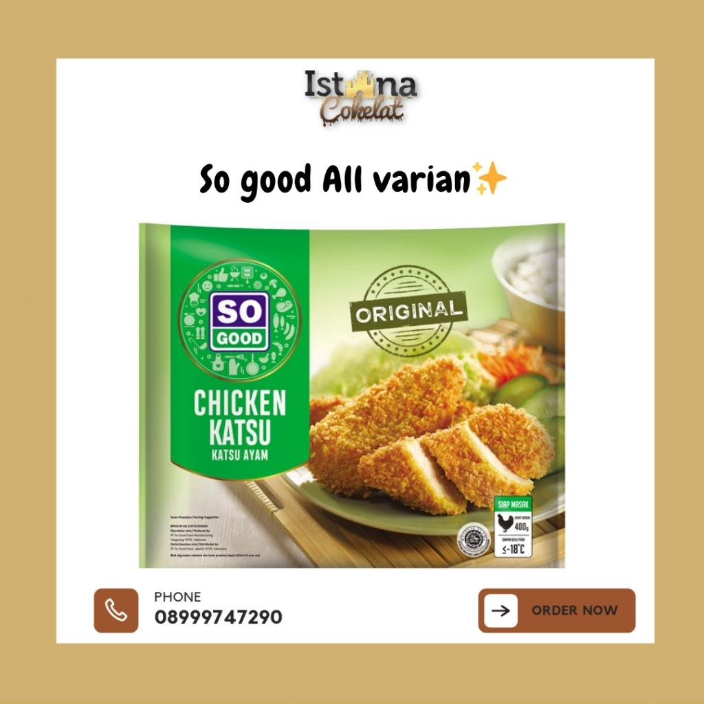 

Aneka Produk Nugget SO GOOD 400gr