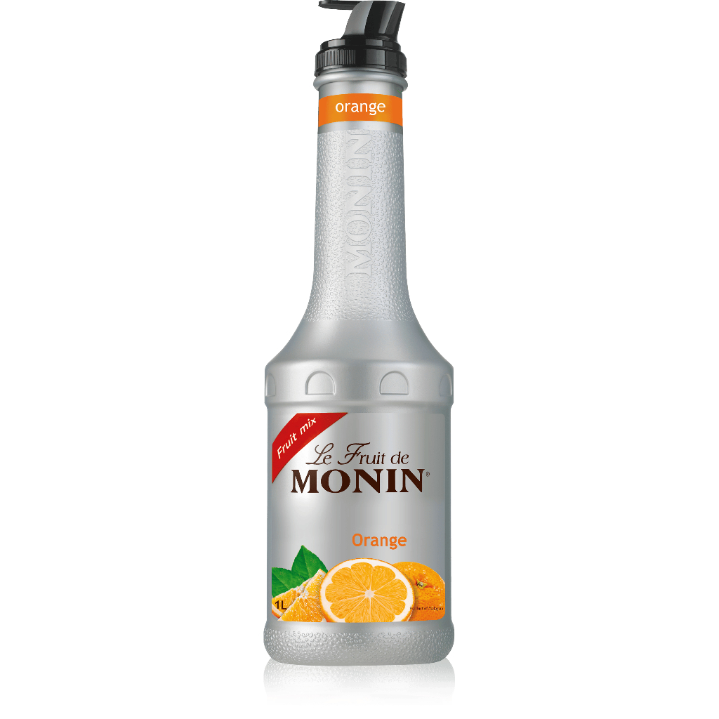 

Monin Orange Puree Fruit Mix 1L | Jus Pulp Konsentrat Jeruk 1 Liter