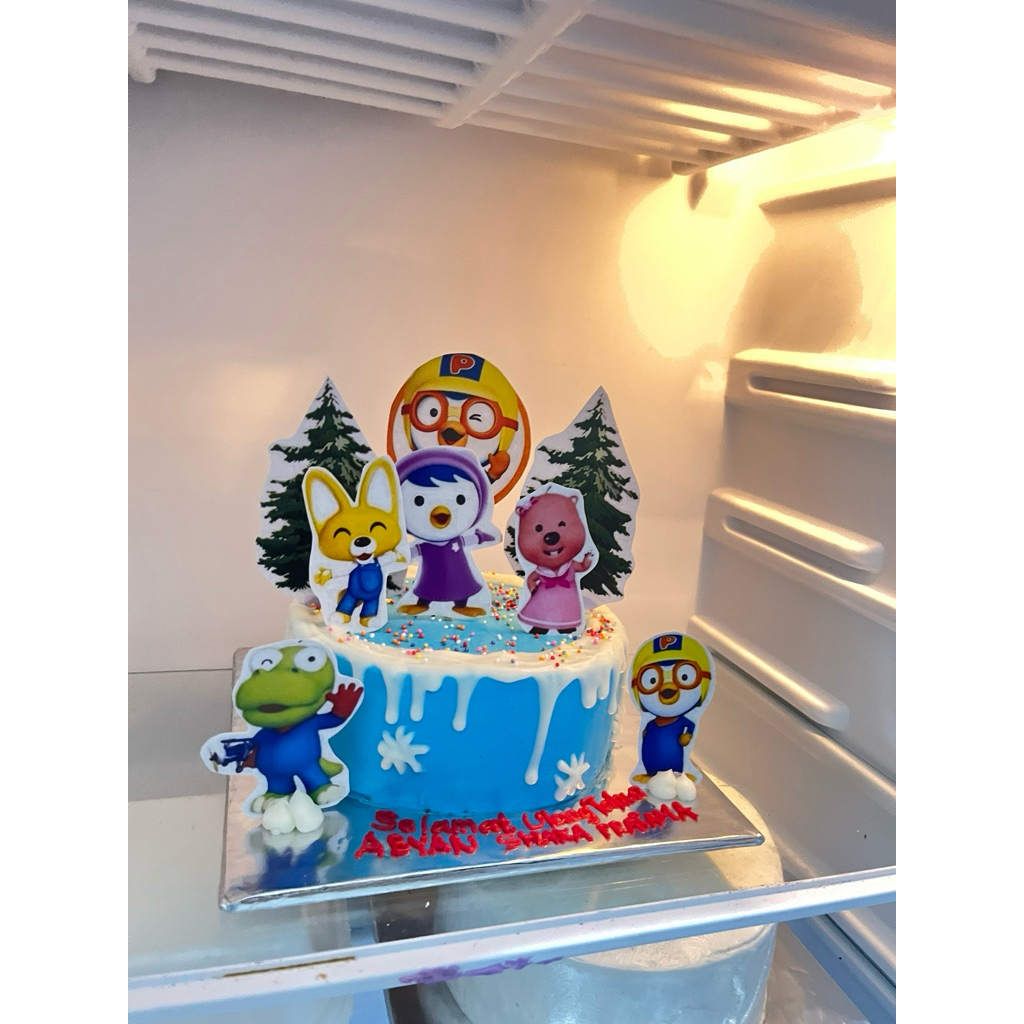 

cake pororo/ cake ulang tahun pororo