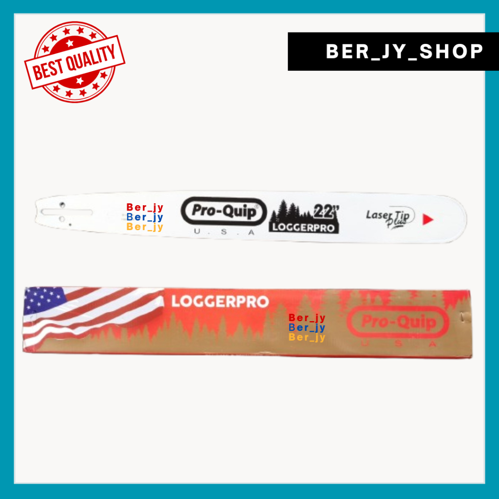 BAR CHAINSAW BAR SENSO - 22 INCH 3/8 PROQUIP LOGGERPRO LASER TIP HARD NOSE