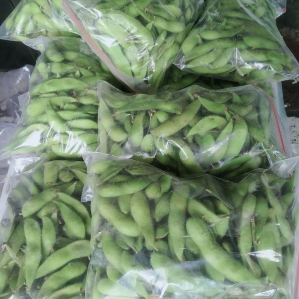 

KACANG EDAMAME SUPER FRESH organic/Kacang kedelai Bulu hijau